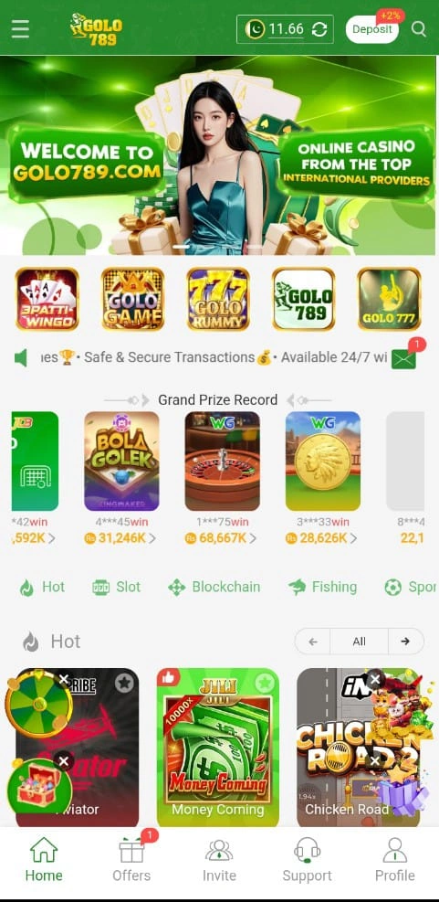 7vv Bet Game interface Screen shot