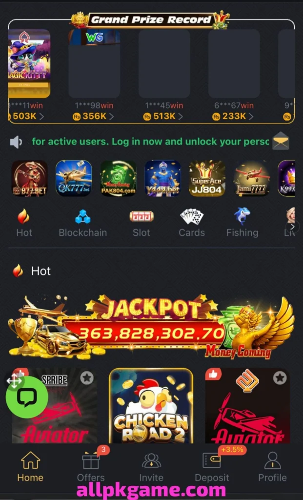 V44 Bet Game InterFace Screenshot