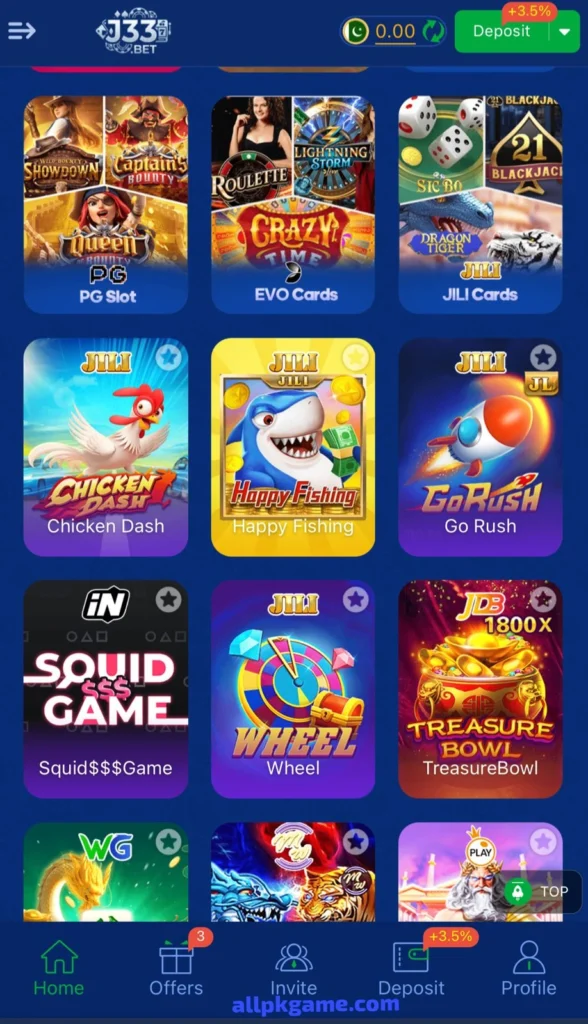 J33 Bet Game Available