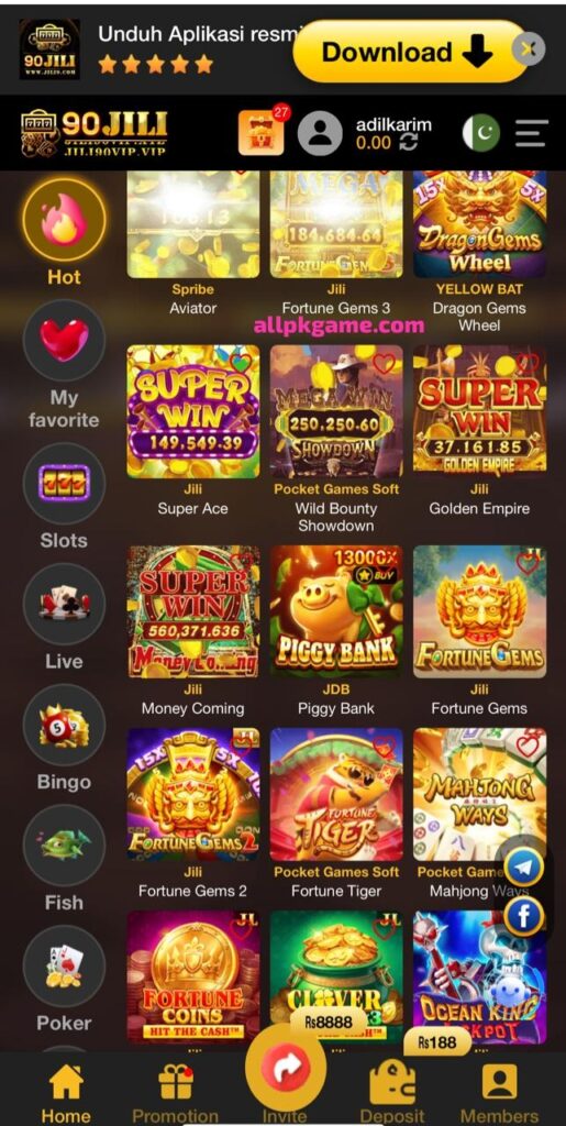 90 JILI Game Available