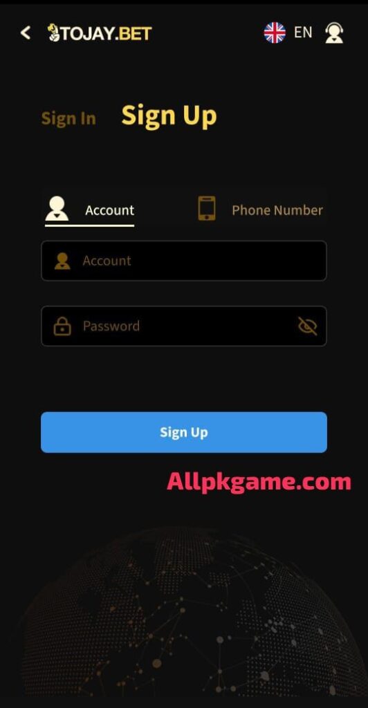 2J Bet Game Register & Login