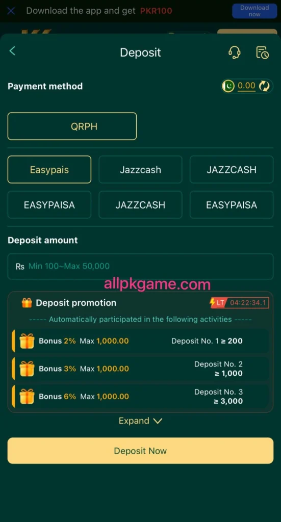 K6 Club Game Deposit
