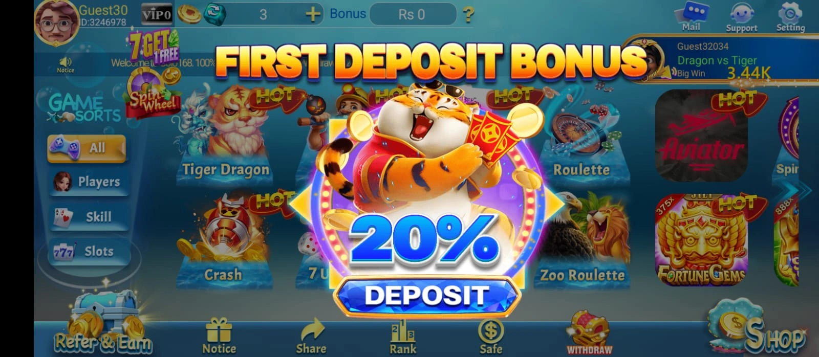 Golo168 Game Deposit