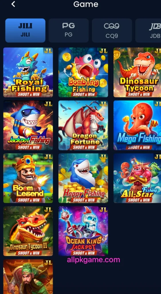 Royalpk777 Game List