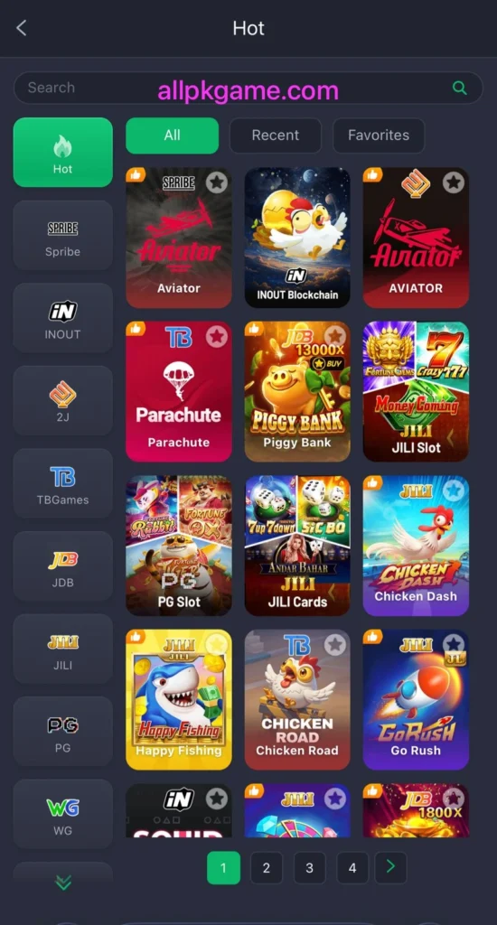 Qaidi804 Bet Game List