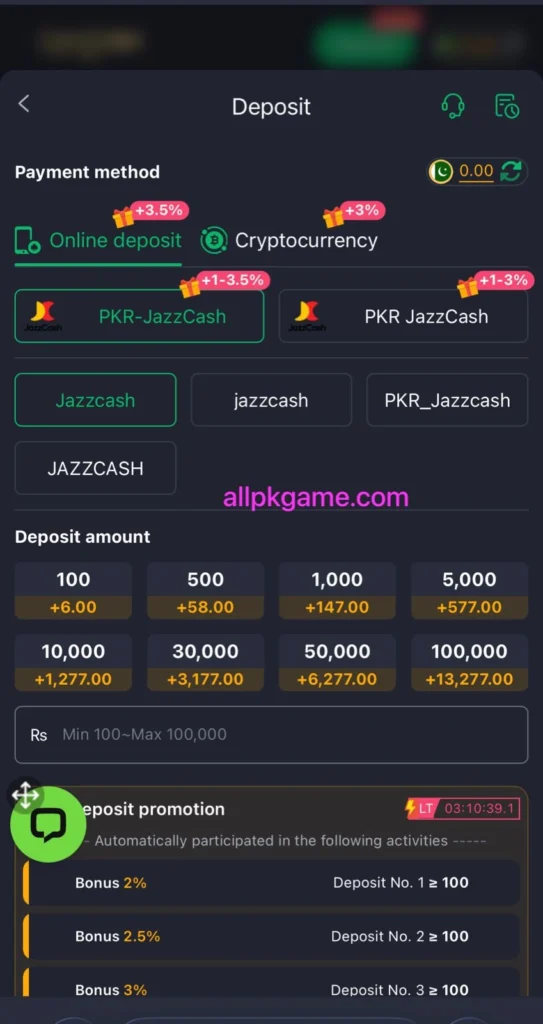 Qaidi804 Bet Game deposit