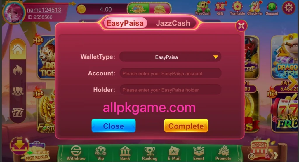 WA777 Game Deposit