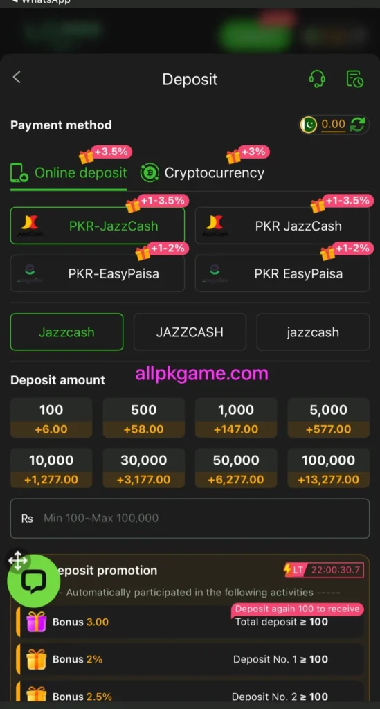 LG999 Bet Game Deposit