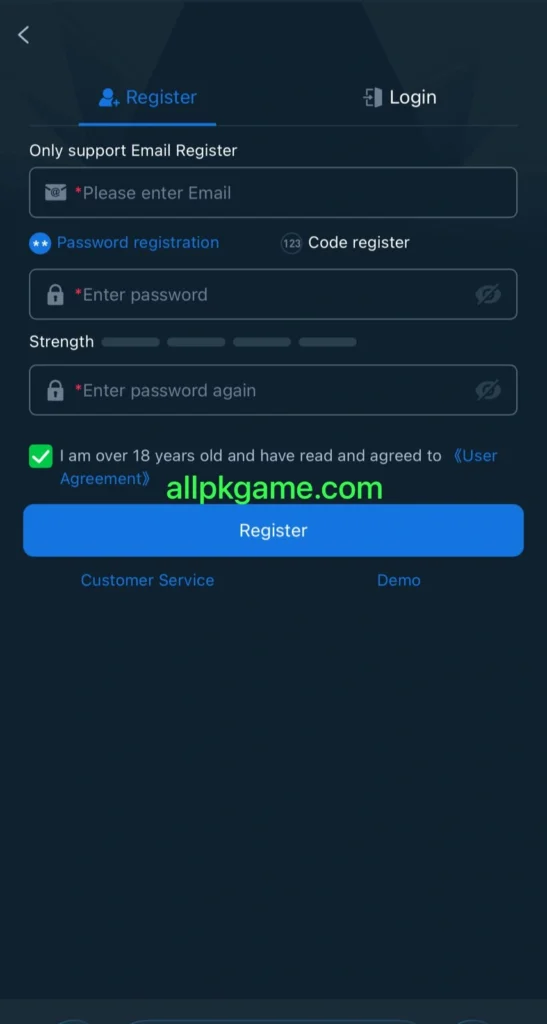 786 KO Game Register