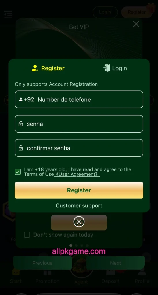 PA7KK Game Register
